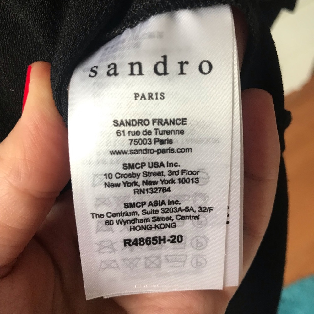 Beautiful Sandro black dress - Picture 7 of 8